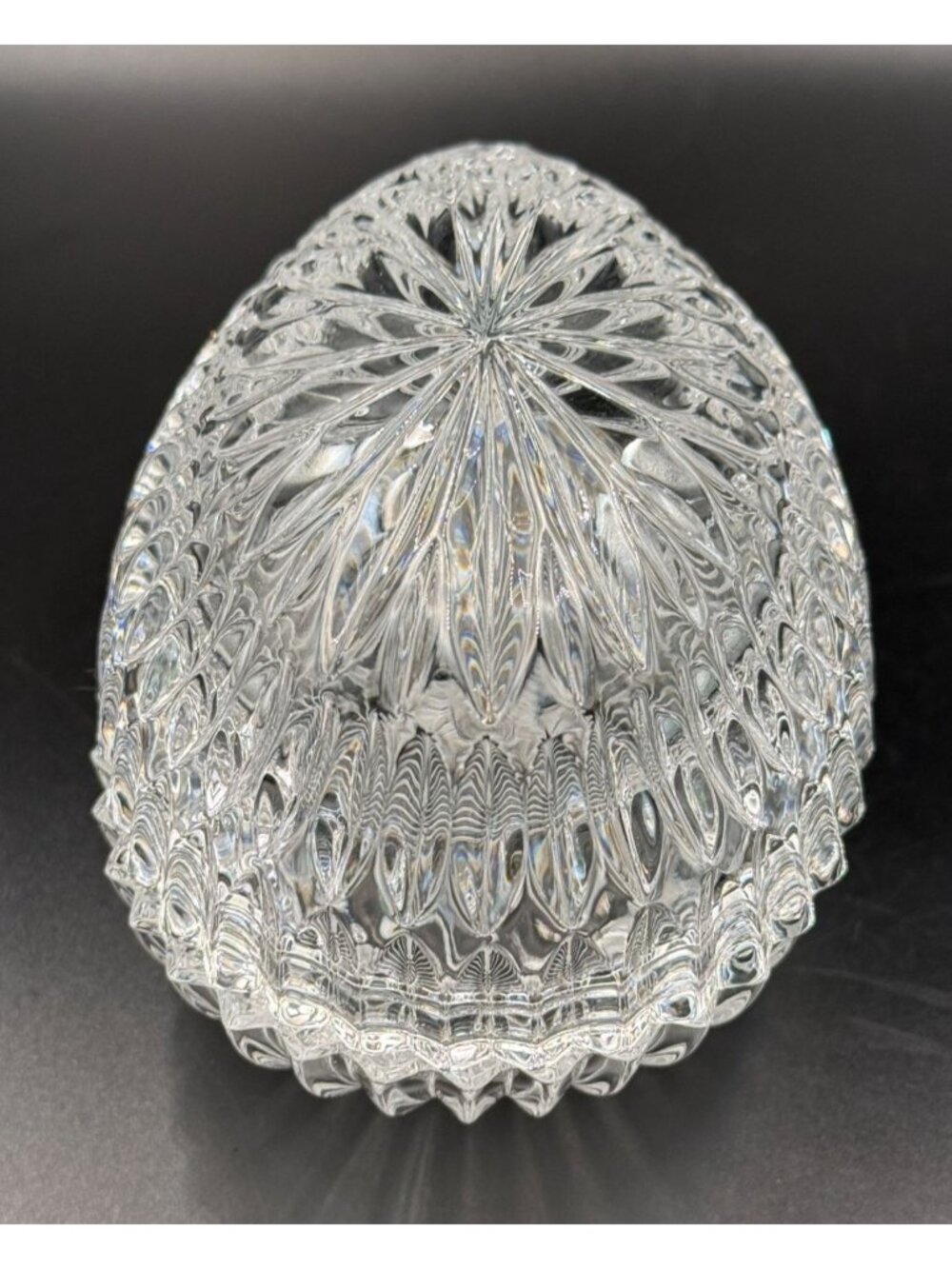 Nachtmann Crystal Lidded Dish West Germany Lead Crystal
